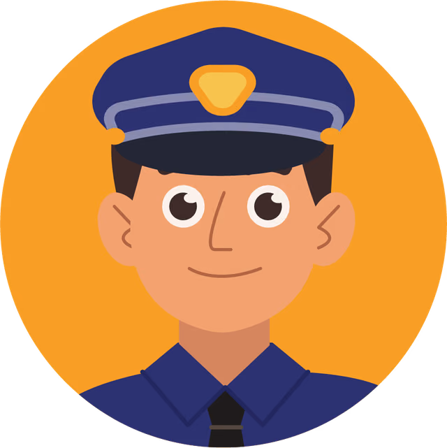 Illustration of an aspiring criminology professional in uniform